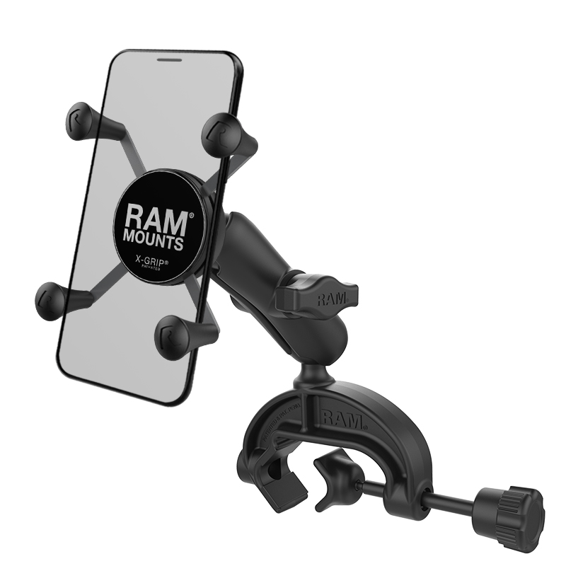 RAM Mount Doppelsaugnapf-Halterung Mit Arm Und X-Grip Halter – Fürs Auto, Motorrad Oder Boot